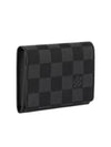 Damier Graphite Envelope Business Card Wallet Black - LOUIS VUITTON - BALAAN 2