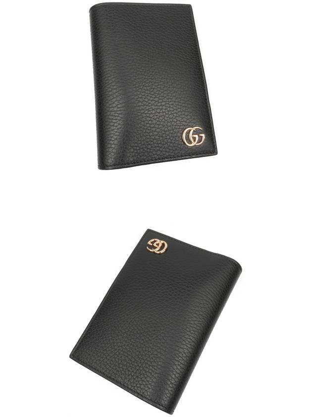 GG Marmont Black Women's Passport Wallet Black - GUCCI - BALAAN 3