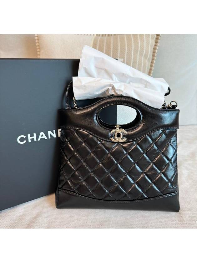 31 Bag New Mini Cross Black Gold AS4133 - CHANEL - BALAAN 5