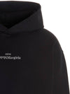 Riverse Embroidered Logo Hoodie Black - MAISON MARGIELA - BALAAN 4