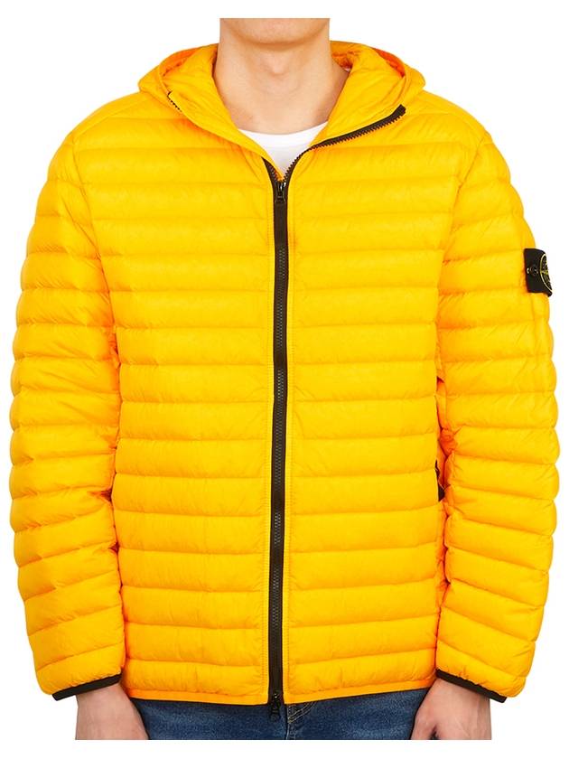 Loom Woven Chambers R-Nylon Down-TC Packable Jacket Yellow - STONE ISLAND - BALAAN 3