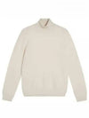 Lyd Merino Wool Turtleneck Cloud White - J.LINDEBERG - BALAAN 2