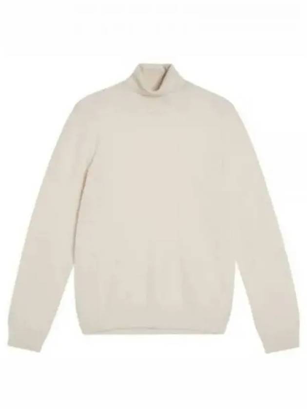 Lyd Merino Wool Turtleneck Cloud White - J.LINDEBERG - BALAAN 2