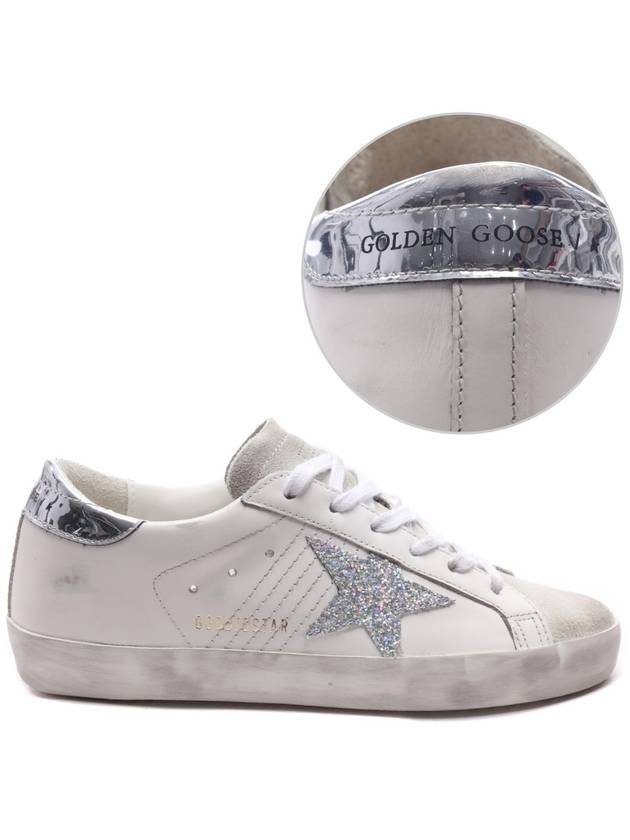 Superstar Distressed Calf Leather Low Top Sneakers White - GOLDEN GOOSE - BALAAN 2