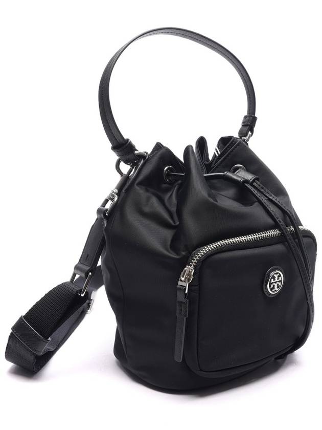 Virginia Logo Bucket Bag Black - TORY BURCH - BALAAN 4