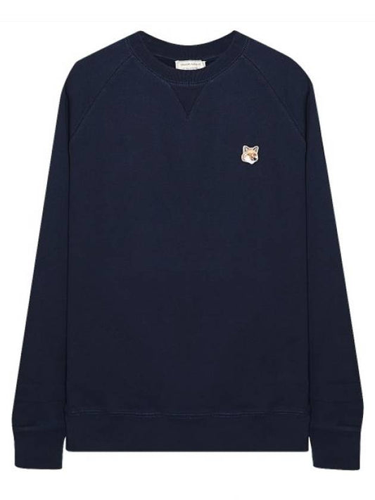 Fox Head Patch Classic Sweatshirt Navy - MAISON KITSUNE - BALAAN 2