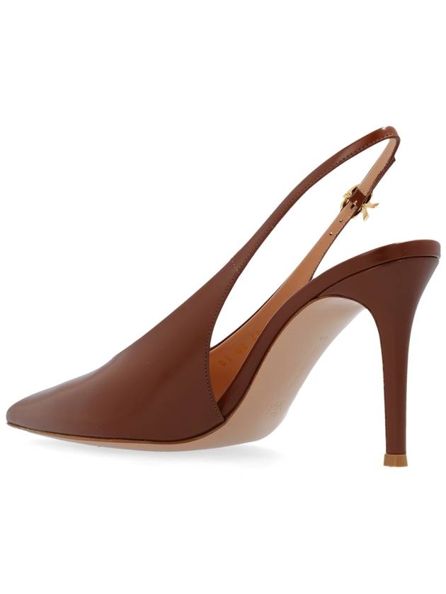 Gianvito Rossi Heeled Shoes 'Robbie', Women's, Brown - GIANVITO ROSSI - BALAAN 5