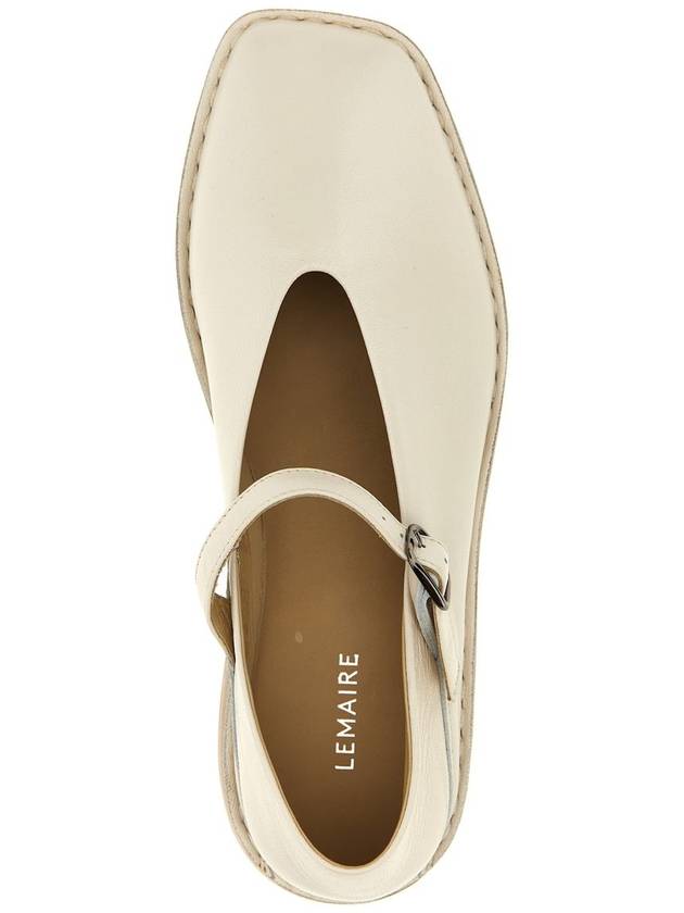 Lemaire Square Toe Ballet Flats - LEMAIRE - BALAAN 4