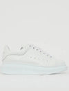 Oversized Leather Low Top Sneakers White - ALEXANDER MCQUEEN - BALAAN 2