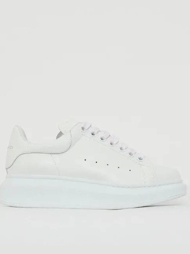 Oversized Leather Low Top Sneakers White - ALEXANDER MCQUEEN - BALAAN 2