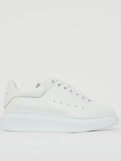 Oversized Leather Low Top Sneakers White - ALEXANDER MCQUEEN - BALAAN 2