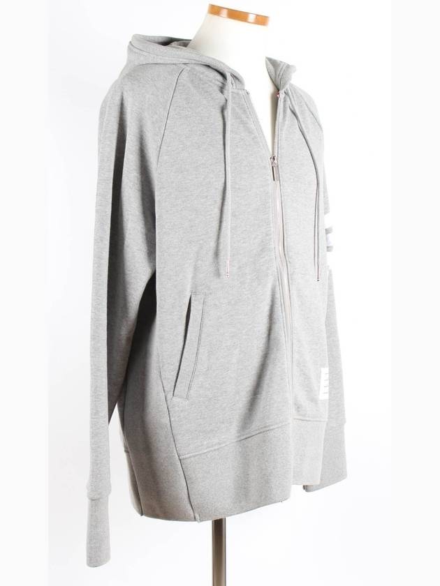 diagonal hood zip up - THOM BROWNE - BALAAN 6