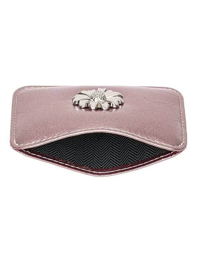 Daisy Slim Mini Transportation Card Wallet Rose Gold - LE MASQUE - BALAAN 5