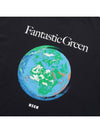 Fantastic Green Sustainable Cotton Short Sleeve T-Shirt Black - MSGM - BALAAN 7