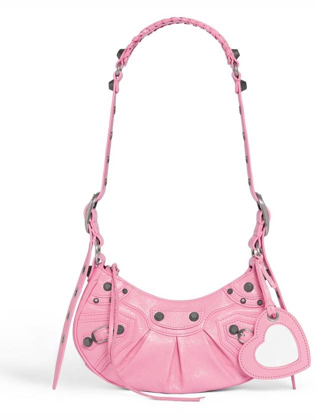 Le Cagole XS Lambskin Shoulder Bag Pink - BALENCIAGA - BALAAN 3