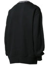 Fulton Rib Sweatshirt Black - ACNE STUDIOS - BALAAN 4