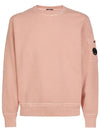 Lens Wappen Pocket Cotton Fleece Sweatshirt Pink - CP COMPANY - BALAAN 2