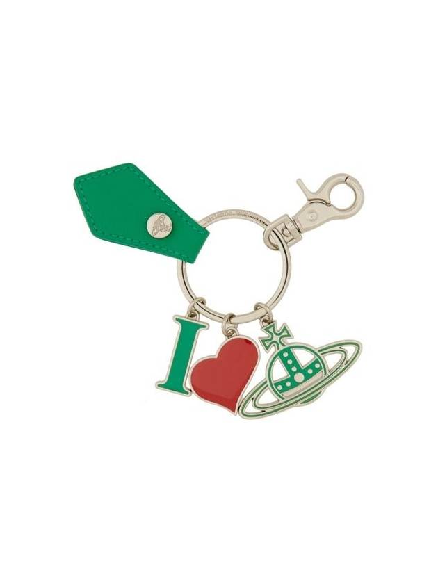 Polly I Love ORB Charm Key Holder Green - VIVIENNE WESTWOOD - BALAAN 2