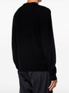 K-Vieri Logo Embroidery Sweatshirt Black - DIESEL - BALAAN 4