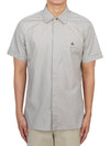 Men's Logo Classic Short Sleeve Shirt Grey - VIVIENNE WESTWOOD - BALAAN 2