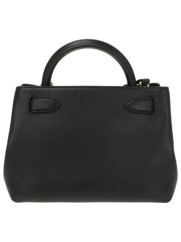 Silky Calf Small Tote Bag Black - MULBERRY - BALAAN 4