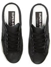 Superstar Sabot Suede Low Top Sneakers Black - GOLDEN GOOSE - BALAAN 5