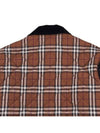 Vintage Check Quilted Jacket Brown - BURBERRY - BALAAN 9