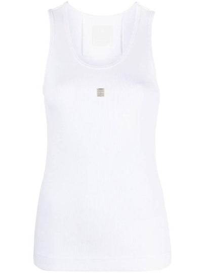 4D Logo Crewneck Sleeveless White - GIVENCHY - BALAAN 2