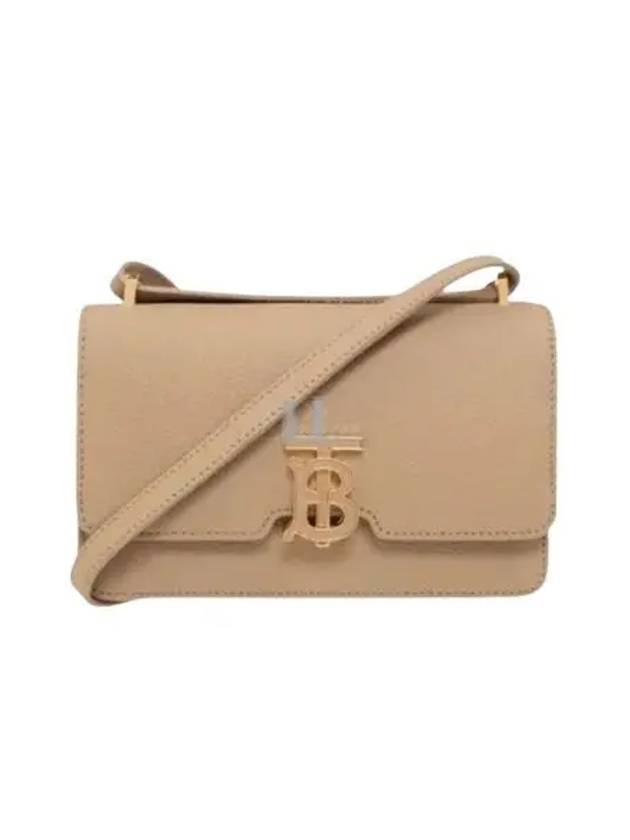 TB Logo Calfskin Mini Cross Bag Beige - BURBERRY - BALAAN 2