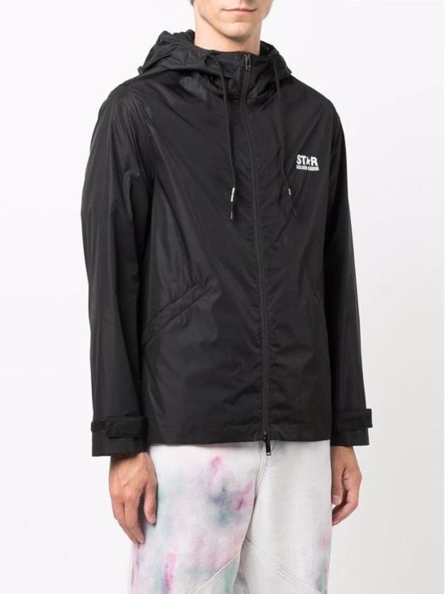 Daris Star Collection Zip-Up Jacket Black - GOLDEN GOOSE - BALAAN 3