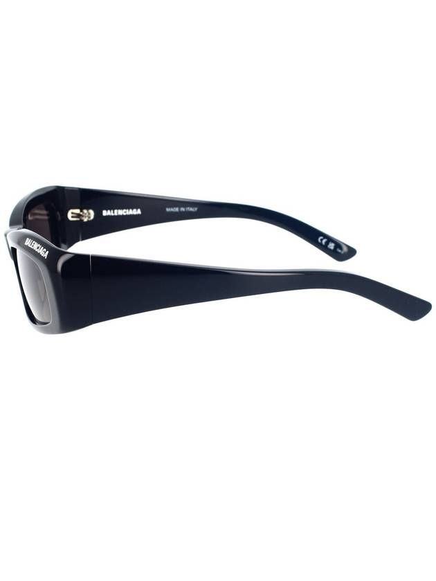 Eyewear Acetate Rectangular Sunglasses Shiny Black - BALENCIAGA - BALAAN 4