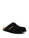 Logo Calf Leather Mule Black - PALM ANGELS - BALAAN 5