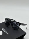 Classic Sunglasses Square Black Silver A71224 - CHANEL - BALAAN 3