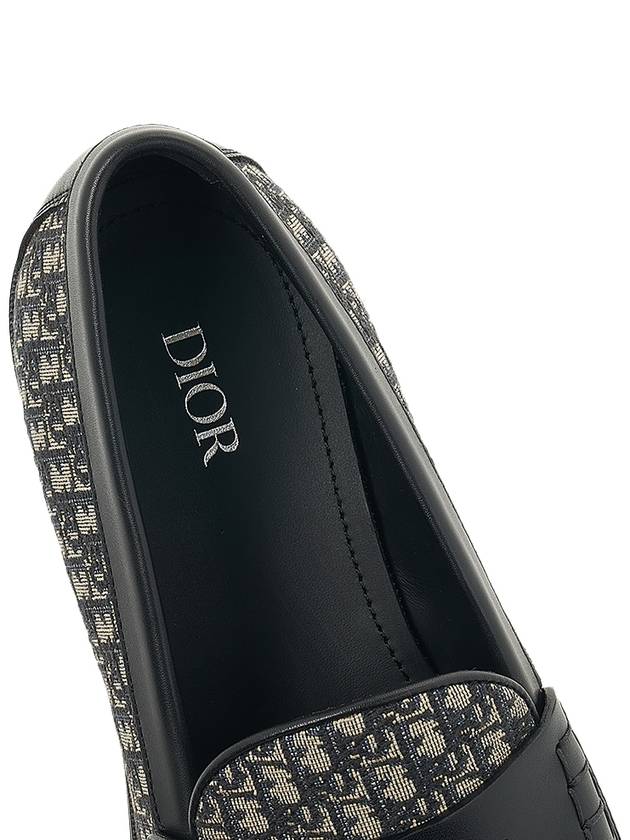 Essentials Granville Oblique Jacquard Loafer Black - DIOR - BALAAN 8