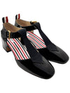 Soft Patent Leather Heel Tie Tom John FFF130A 00216 001 - THOM BROWNE - BALAAN 2