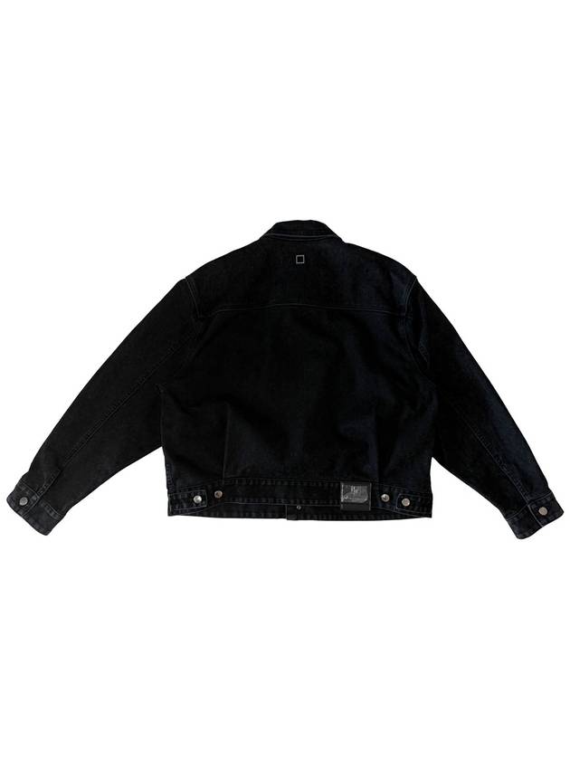 Regular Denim Jacket Black - WOOYOUNGMI - BALAAN 3