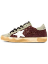 Superstar Clitter Low Top Sneakers Bordeaux - GOLDEN GOOSE - BALAAN 5