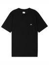 30/1 Jersey Goggle Short Sleeve T-Shirt Black - CP COMPANY - BALAAN 2