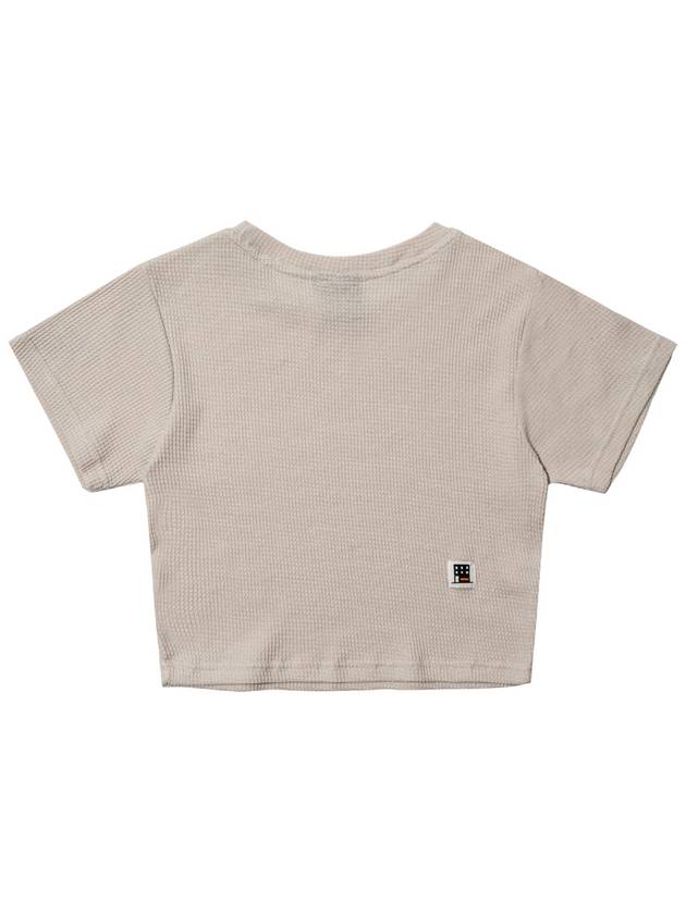 NAMIB WAFFLE CROP TOP GRAY - FREAKISH BUILDING - BALAAN 2