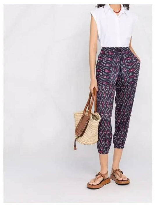 Ragun Crop Pants PA2050 22P034E 30FN - ISABEL MARANT - BALAAN 2