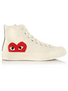 Chuck Taylor High Top Sneakers P1 K112 2 White - COMME DES GARCONS - BALAAN 2