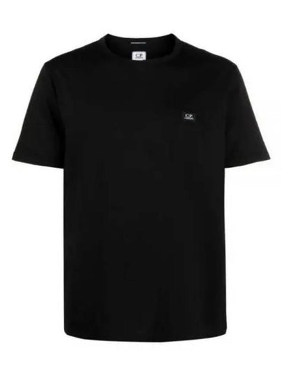 70/2 Mercerized Jersey Short Sleeve T-Shirt Black - CP COMPANY - BALAAN 2