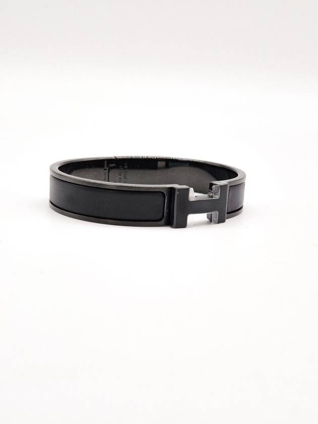 Clic HH So Bracelet Black - HERMES - BALAAN 4