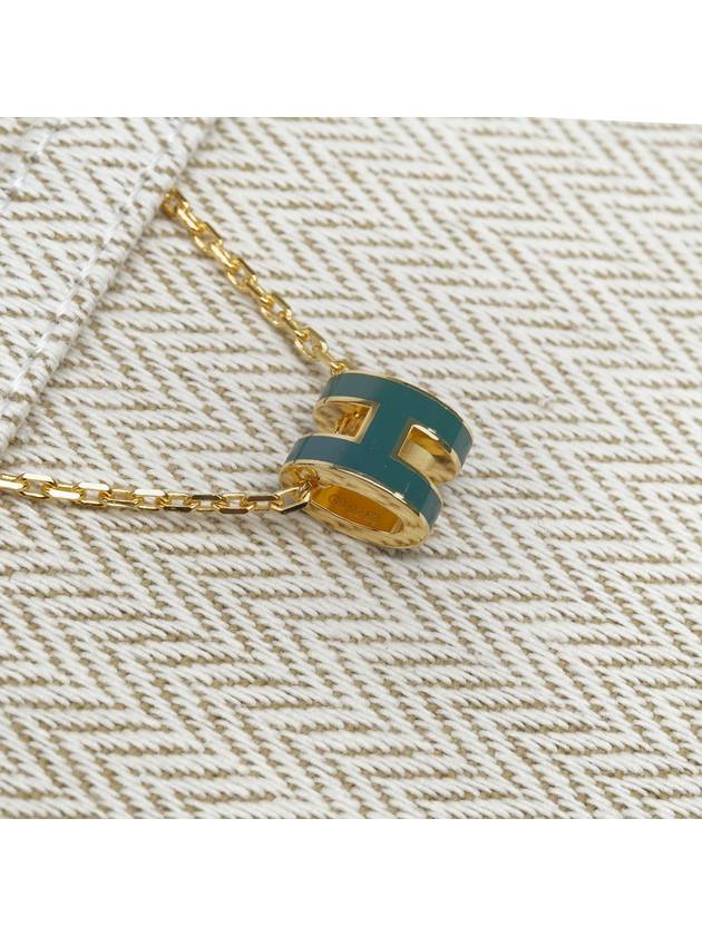 PopAche Necklace Mini Gold VERT CYPRES Full Set - HERMES - BALAAN 6