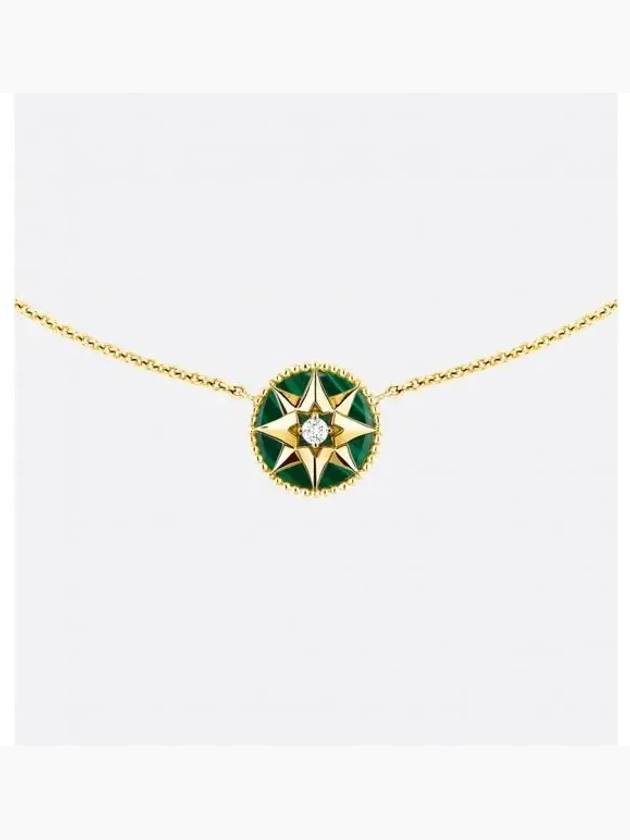 rose de vain diamond necklace green - DIOR - BALAAN 2