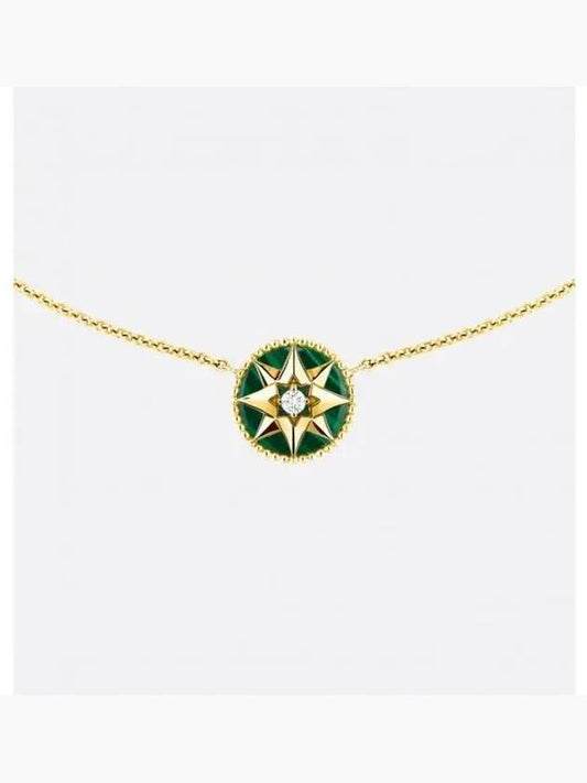 rose de vain diamond necklace green - DIOR - BALAAN 2