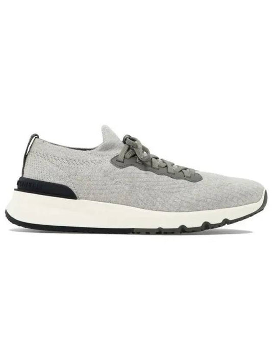 Knit Running Sneakers Grey - BRUNELLO CUCINELLI - BALAAN 2