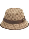 GG Canvas Fedora Beige - GUCCI - BALAAN 2