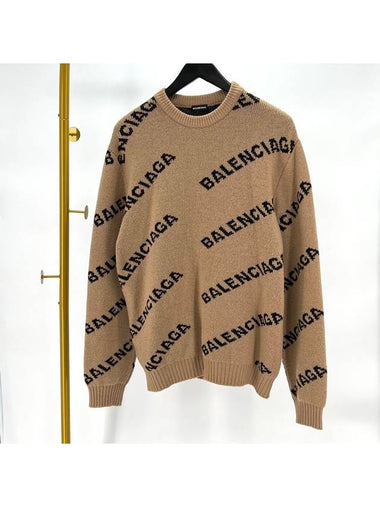 Multi logo knit sweater size L - BALENCIAGA - BALAAN 1