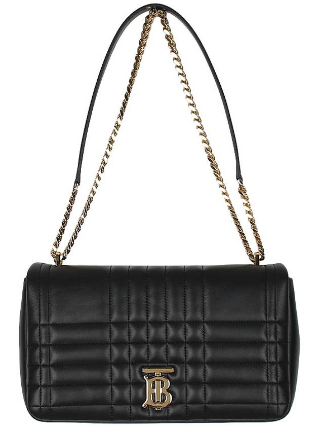 Lola Quilted Leather Medium Cross Bag Black - BURBERRY - BALAAN 4